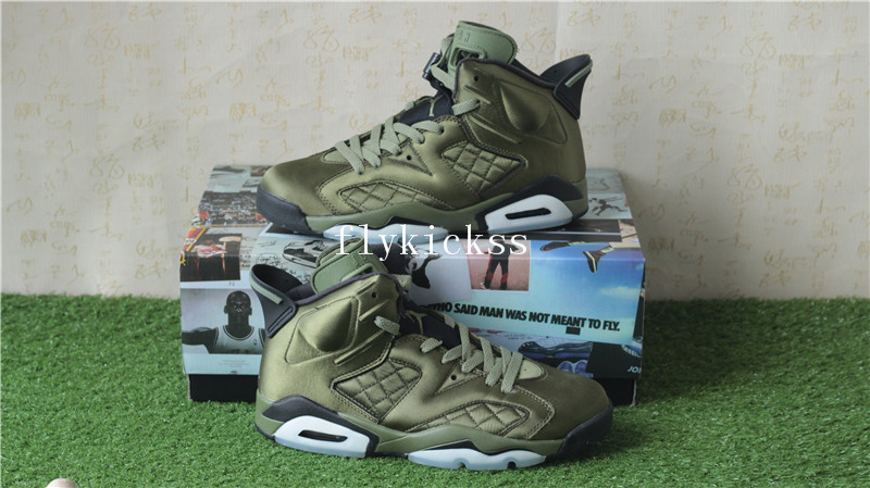 Air Jordan 6 Pinnacle Flight Jacket Green